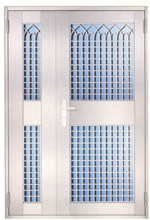 不鏽鋼大門雙扇-020